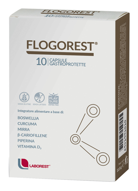 Flogorest - Integratore Antinfiammatorio - 10 Capsule