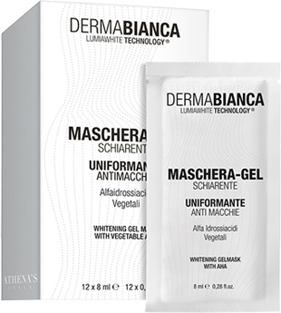 DERMABIANCA MASCHERA GEL SCHIARENTE UNIFORMANTE 12 BUSTINE 8ML