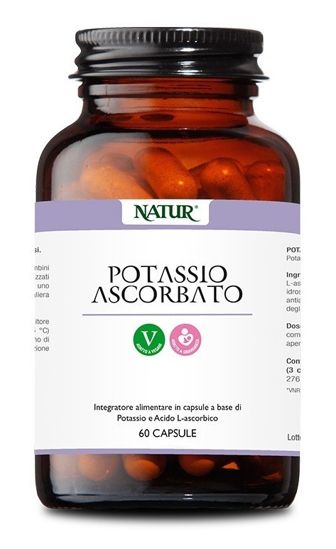 Potassio Ascorbato Integratore 60 Capsule