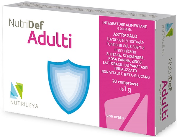 NUTRIDEF ADULTI 20 COMPRESSE
