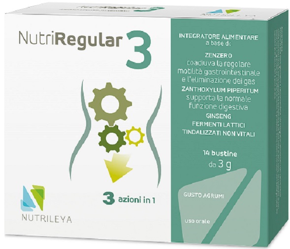 Nutriregular 3 Integratore Motilità Intestinale 14 Bustine