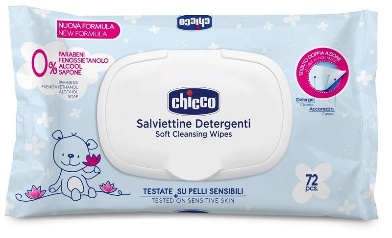 Chicco Salviette Detergenti 72 Pezzi