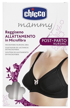 Chicco Mammy Reggiseno Allattamento Microfibra Nero Taglia 6C