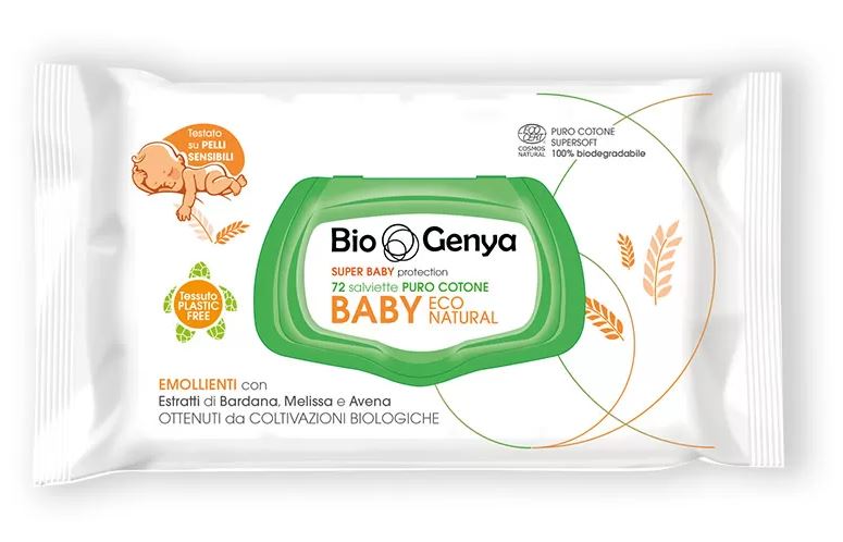 BIOGENYA ECO NATURAL BABY COTONE 72 PEZZI
