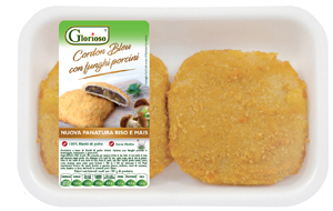 GLORIOSO CORDON BLEU DI FILETTI DI POLLO CON FUNGHI PORCINI310 G