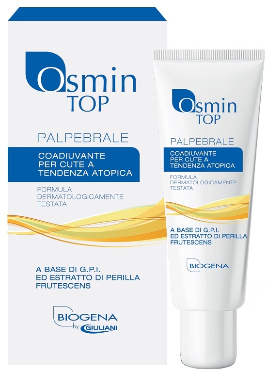 Biogena Osmin Top Palpebre - Trattamento Dermocosmetico Idratante e Lenitivo per Palpebre Irritate - 15 ml