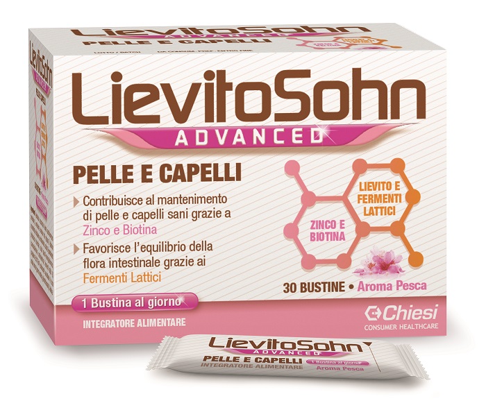 Lievitosohn Advanced Integratore Pelle e Capelli 30 Bustine