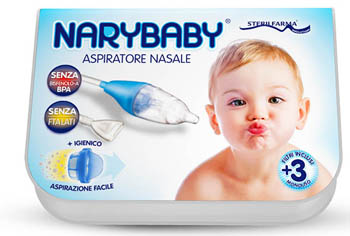 ASPIRATORE NASALE NARY BABY + 3 FILTRI
