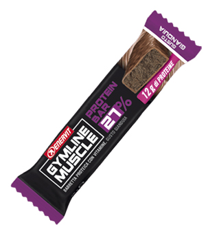 Enervit Gymline Muscle Protein Bar 27% - Barretta Proteica Gusto Gianduia