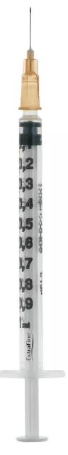 SIRINGA PER INSULINA EXTRAFINE TUB 1ML 100 UI AGO REMOVIBILE26 GAUGE 0,45X12 MM 1 PEZZO