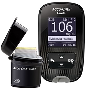 KIT GLUCOMETRO ACCU-CHEK GUIDE MG/DL + PUNGIDITO FASTCLIX