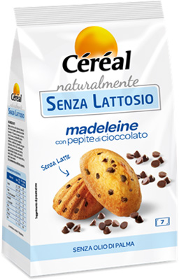 CEREAL MADELEINE PEPITE CIOCCOLATO NATURALMENTE SENZA LATTOSIO 210 G