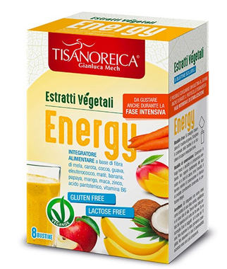 TISANOREICA ESTRATTO VEGETALE ENERGY 8 BUSTINE 5 G