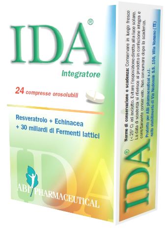IDA - Integratore di Fermenti Lattici - 24 Compresse Orosolubili Divisibili