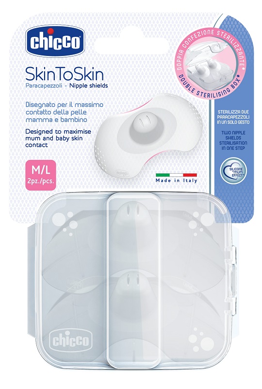 Chicco Paracapezzoli in Silicone Taglia L 1 Pezzo