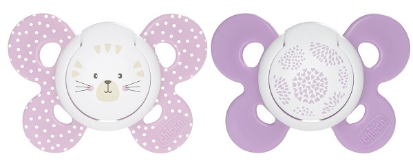 Chicco Physio Comfort Succhietto Silicone Rosa 0-6m 2 Pezzi