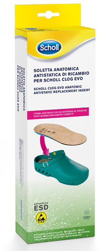 CLOG EVO ANATOMIC ANTISTATIC INSOLES MICROFIBRE UNISEX 42-43