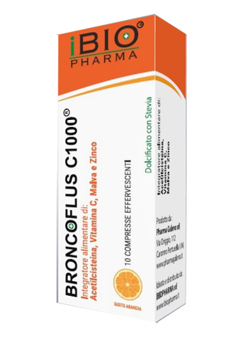 BRONCOFLUS C1000 10 COMPRESSE EFFERVESCENTI