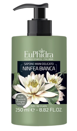 EUPHIDRA SAPONE LIQUIDO MANI NINFEA IN FLACONE CON ETICHETTADISPENSER