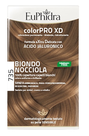 Euphidra ColorPro XD 735 Biondo Nocciola Tintura Capelli