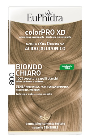 Euphidra ColorPro XD 800 Biondo Chiaro Tintura Capelli