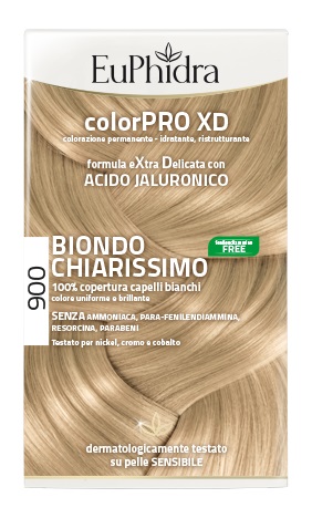 Euphidra ColorPro XD 900 Biondo Chiarissimo Tintura Capelli