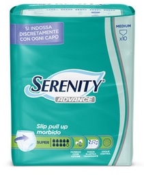 SERENITY PULL UP ADVANCE SUPER TAGLIA M 10 PEZZI