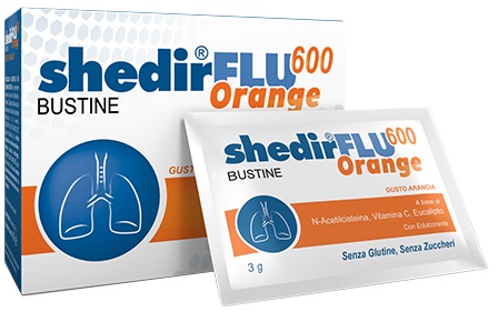 Shedirflu 600 Orange - Integratore per Difese Immunitarie - 20 Bustine