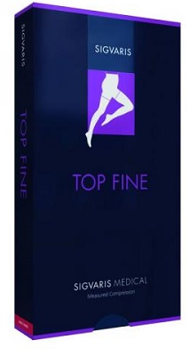 SIGVARIS 702 CCL2 TFQ GAMBALETTO TOP FINE CORTO PUNTA CHIUSACRISPA S