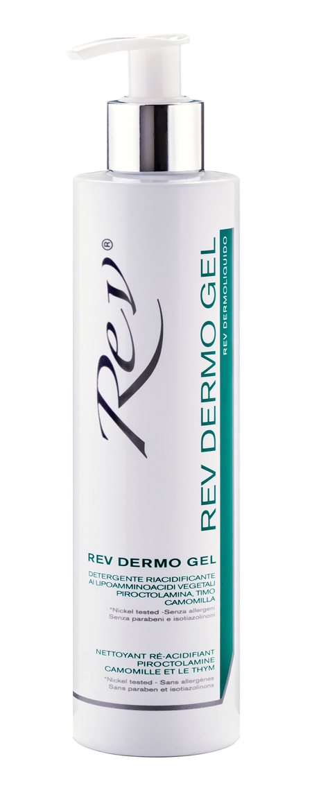 Rev Dermogel - Detergente Corpo Riacidificante per Pelle Sensibile - 250 ml
