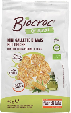 BIOCROC MINI GALLETTE MAIS BIO 40 G
