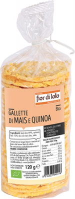 GALLETTE MAIS E QUINOA 120 G