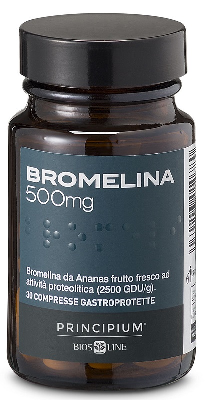 Principium Bromelina 500 mg - Integratore per Microcircolo - 30 Compresse
