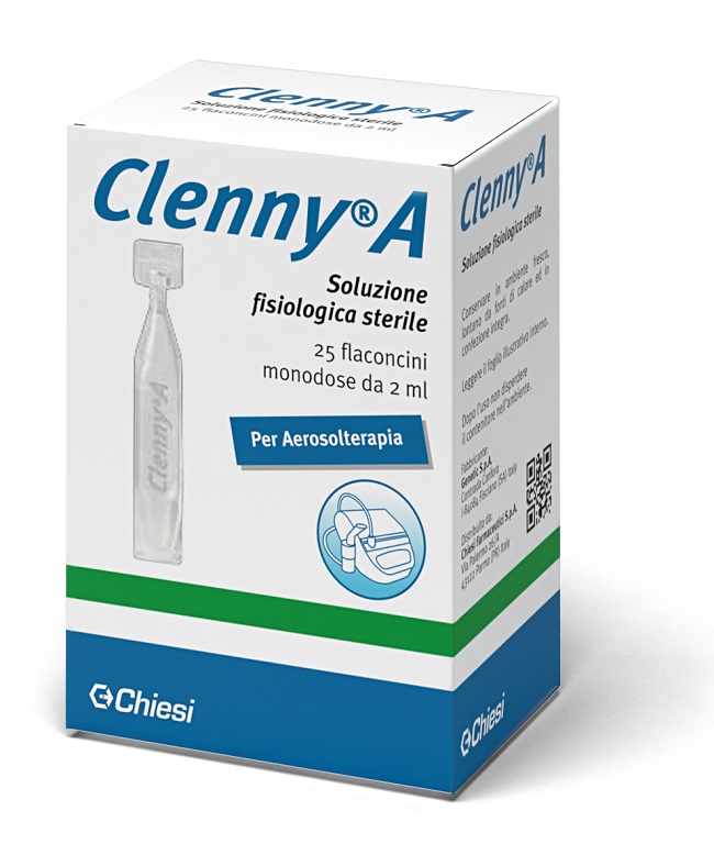 Clenny A Soluzione Fisiologica Sterile per Aerosol 25 Flaconcini