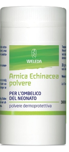 Weleda Arnica Echinacea - Talco in Polvere per Zona Ombelicale del Neonato - 20 g
