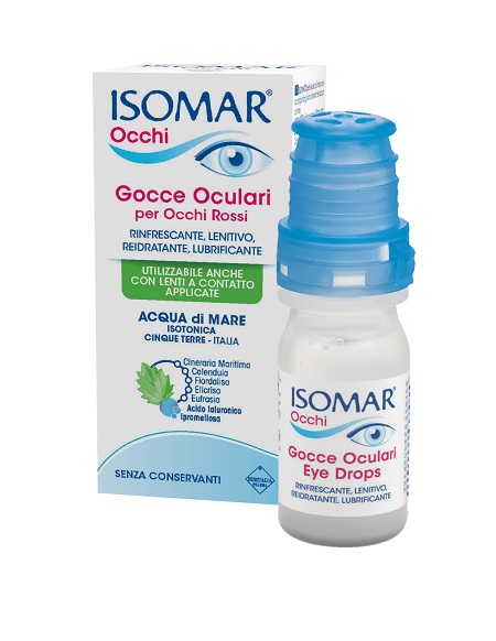 Isomar Occhi Collirio Multidose per Occhi Rossi 10 ml