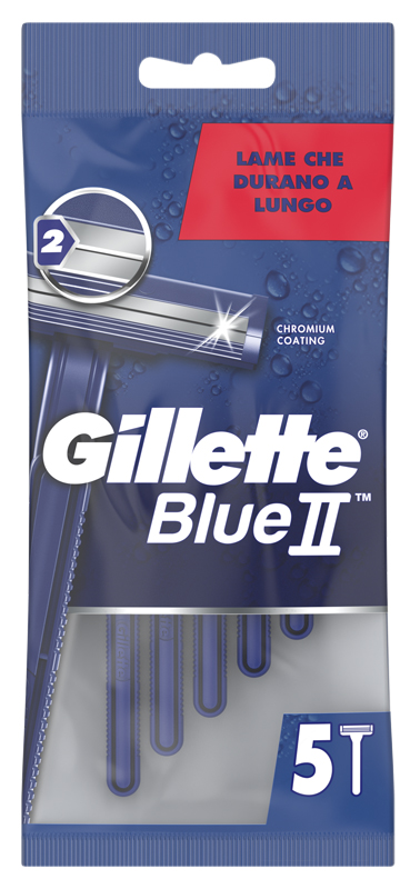 Gillette Blue II - Rasoio Usa e Getta - 5 Pezzi