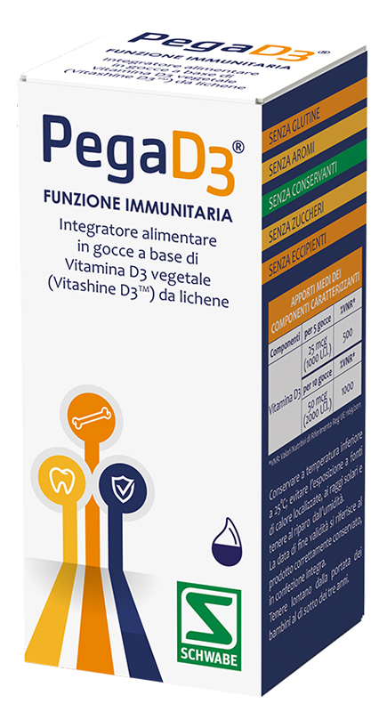 PegaD3 Gocce Integratore Benessere Ossa 20 ml