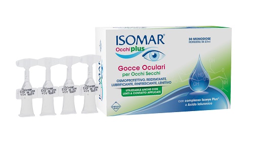 Isomar Occhi Plus Collirio per Occhi Secchi 30 Flaconcini