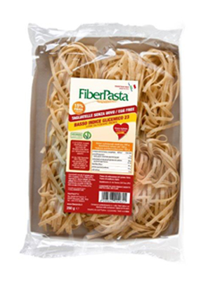 FIBERPASTA TAGLIATELLE SENZA UOVO BASSO CONTENUTO GLICEMICO250 G