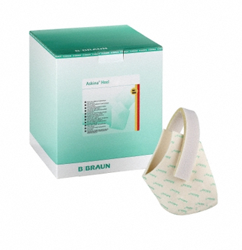 MEDICAZIONE IDROCELLULARE BISTRATIFICATA NON ADERENTE IN SCHIUMA DI POLIURETANO CONFORMATA X IL TALLONE ASKINA HEEL 2255CMQ 5 PEZZI