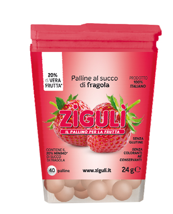 ZIGULI FRAGOLA 40 PALLINE 24 G