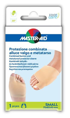 PROTEZIONE MASTER-AID PER ALLUCE VALGO E METATARSO S 1 PEZZO
