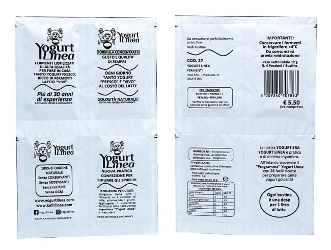 YOGURT LINEA FERMENTI LIOFILIZZATI 4 BUSTINE DA 8,5 G