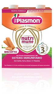 PLASMON NUTRIMUNE STAGE 3 BISCOTTO LIQUIDO 2 X 500 ML