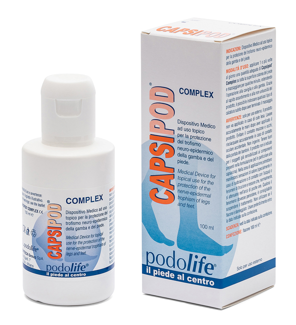 Capsipod Complex - Emulsione per Trofismo di Gambe e Piedi - 100 ml