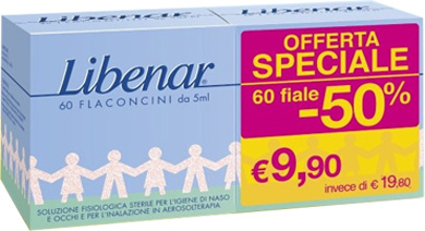 Libenar - Soluzione Fisiologica - 60 Flaconcini da 5 ml