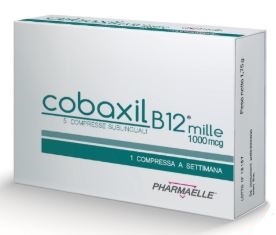 Cobaxil B12 1000mcg Integratore Vitamina B12 5 Compresse