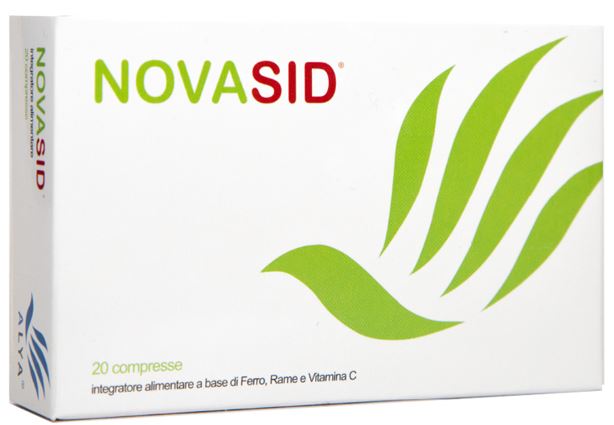 Novasid - Integratore di Ferro e Vitamina C - 20 Compresse
