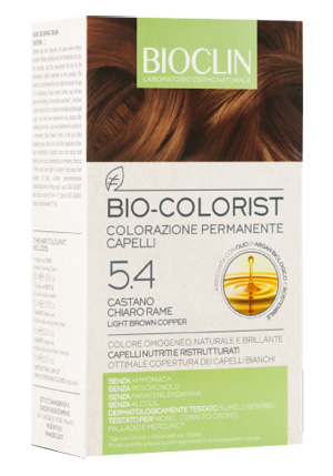 BIOCLIN BIO COLORIST COLORAZIONE PERMANENTE CASTANO CHIARO RAME
